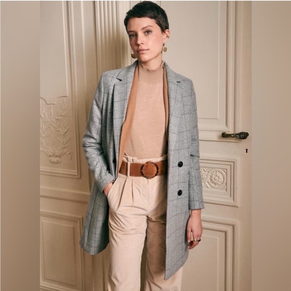 Sezane Jackets & Blazers - Sézane Johnson plaid wool coat